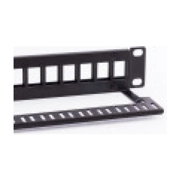 NetRack Patch panelis 19" 24x Keystone UTP slots (