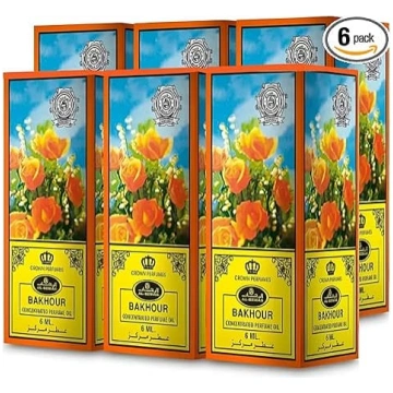 Bakhoor smaržu eļļa - 6 x 6ml, Al Rehab ANEB00973B