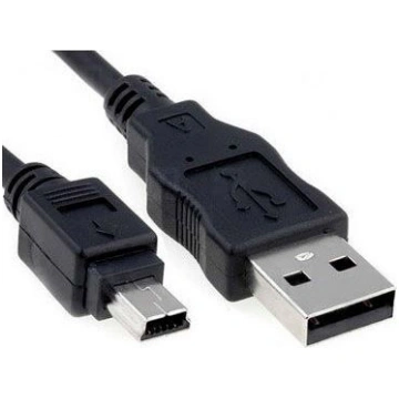 Kabelis Akyga USB 2.0 A male, Mini USB 2.0 B male,
