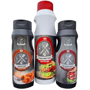 AVO mērču komplekts Tomātu kečups 1 kg BBQ mērce 5