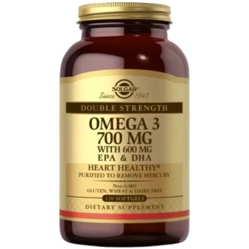 Solgar SOLGAR divkāršas iedarbības Omega-3 - 120 k