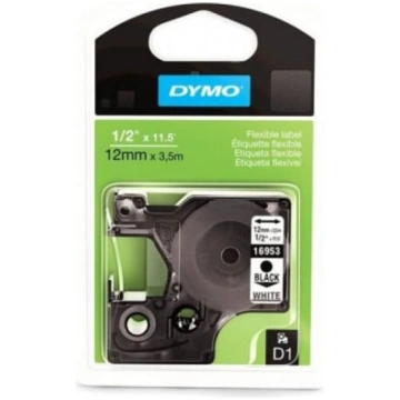 Label Tape D1 S0718040 Black on White S0718040 (54