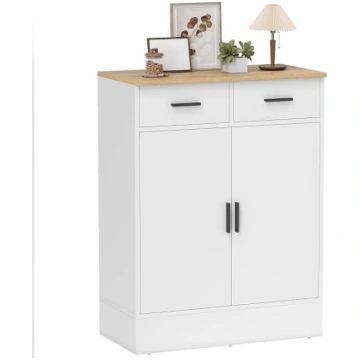 HOMCOM Sideboard Storage Furniture with 2 Doors, 2