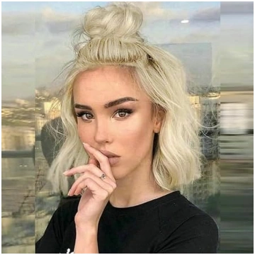 Mežģīņu priekšā Bob parūkas sievietēm Velciet izce