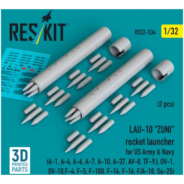 LAU-10 "ZUNI" Rocket Launcher for US Army & Navy (