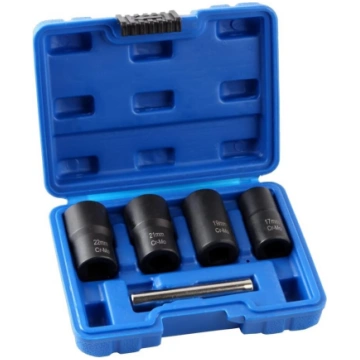 Twist locking wheel nut removal set 5pcs