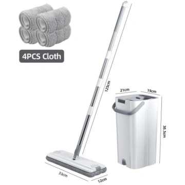 Floor Magic Flat Squeeze Mop with Spain Hand Free 
