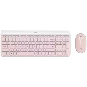 Logitech MK470 Slim, Combo, Rose (920-011322)