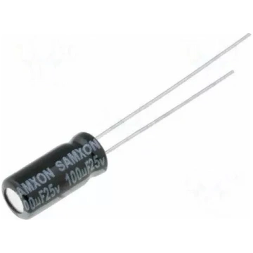 Elektrolītiskais kondensators THT 100µF 25V Ø5×11 