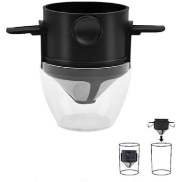 SUJOSAJU Pour Over Coffee Dripper, kempinga kafija