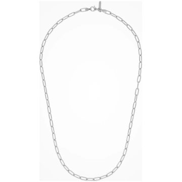 Paper Clip Silver Necklace Desmos