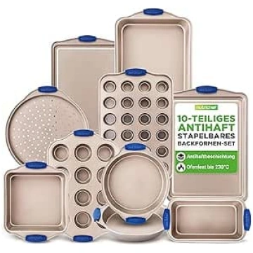 NutriChef cepšanas piederumu komplekts 10 gabali -