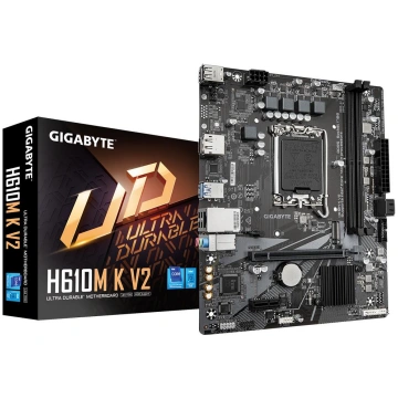 Mainboard, GIGABYTE, Intel H610, LGA1700, Micro-AT