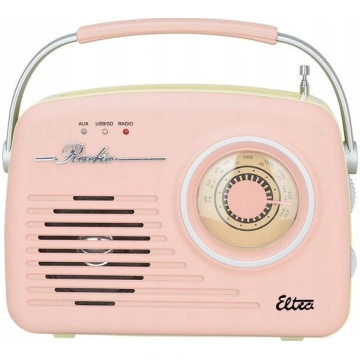 ELTRA Radio LUIZA RETRO SP-11 MP3 USB SD PINK ( 59