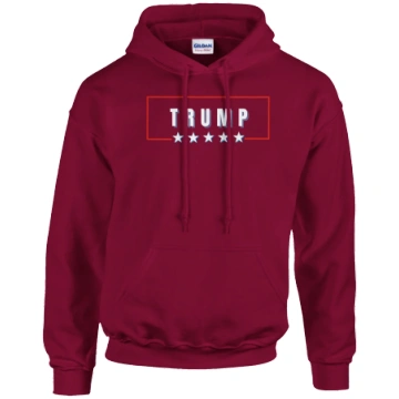 Trump Hoodie - Cardinal Red / 2XL