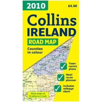 2010 Collins Map of Ireland New edition