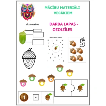 DARBA LAPAS - OZOLZĪLE - Mācību materiāli Pirmssko