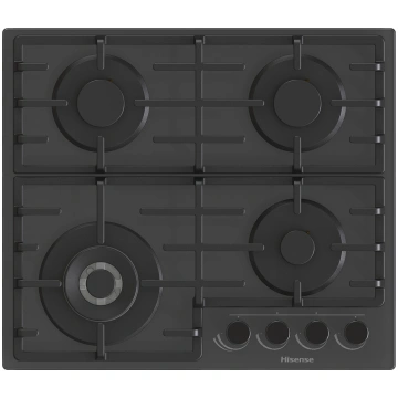 Hisense, platums 60 cm, melna - Iebūvējama gāzes p