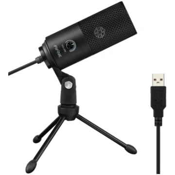 Kondensatora mikrofons Fifine K669B, melna krās