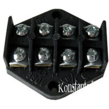 Klemmes PP, melns, 4x2.5mm2