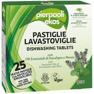 PIERPAOLI EKOS trauku mazgājamās mašīnas tabletes 