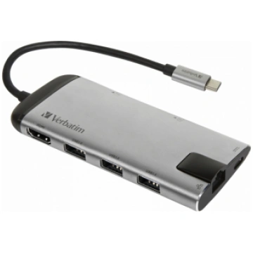 Verbatim USB-C Multiport hub HDMI LAN USB SD Micro