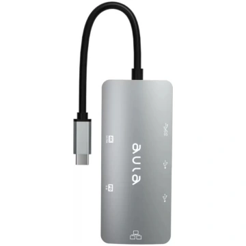 Aula UC-910 6in1 Hub adapteris USB-C uz Hdmi 4K 30