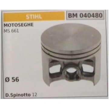 PISTONE COMPLETO DI SEGMENTI E SPIN MOTOSEGA STIHL