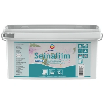 Mitrumizturīga līme tapetēm Eskaro 2.5L caurspīdīg