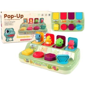 Animal Dinosaurs Toddler Pop-up Dexterity Toy. Lea