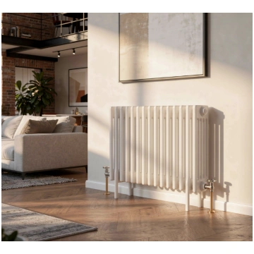 6 kolonnu 600×1055 mm horizontāls radiators, krāsa