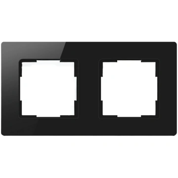 Avatto 2 Socket TS20 light switch frame (black) TS