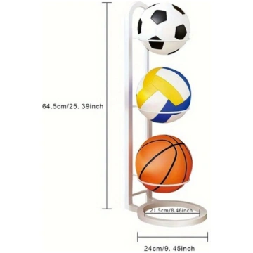 2/3/4/5 Kārtu Basketbola Uzglabāšanas Plaukts, Iek