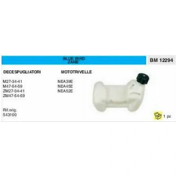 543100 SERBATOIO BENZINA MOTOTRIVELLA BLUE BIRD ZA