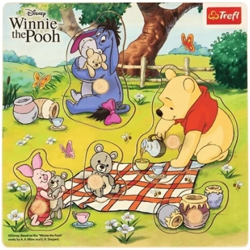 Trefl Puzzle mini drewniane - Winnie The Pooh TREF