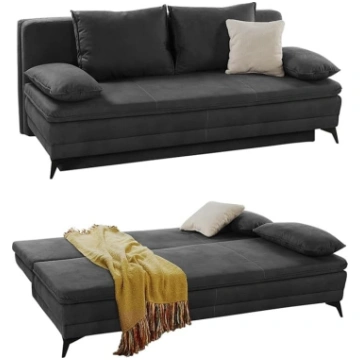 High-quality permanent sofa bed W 202 x D 105 x H 