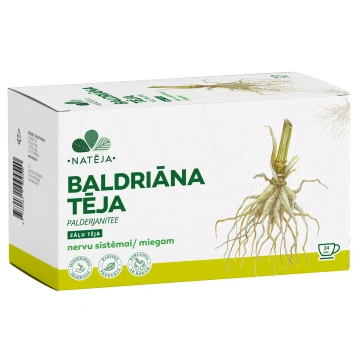 NATĒJA Baldriāna tēja maisiņos, 24 gab