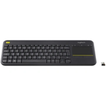 Logitech K400 Plus Keyboard Wireless Touch Black K
