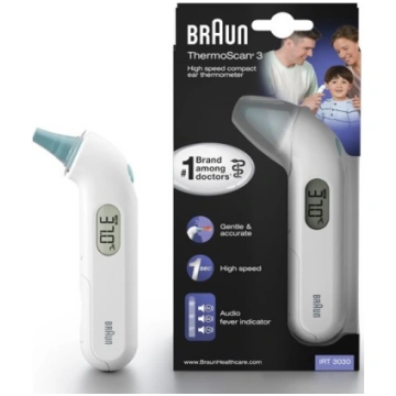 BRAUN ThermoScan 3 Digital Thermometer IRT3030