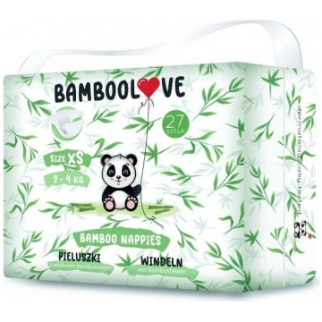 Autiņbiksītes Bamboolove Diapers, XS izmērs, 2 - 4