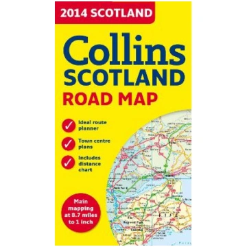 2014 Collins Map of Scotland New edition
