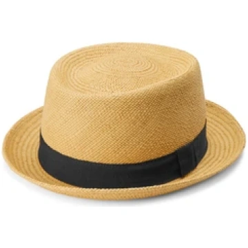 Paolo Pork Pie Moda Panamas cepure Fawler