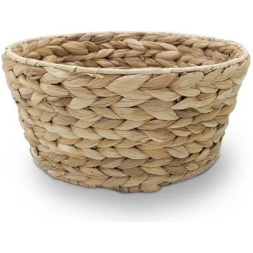 Domoletti ROUND BASKET 26X26X13CM METAL/HYACINTH |