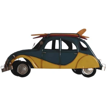 Auto d'epoca da parete Colore Giallo Modellin