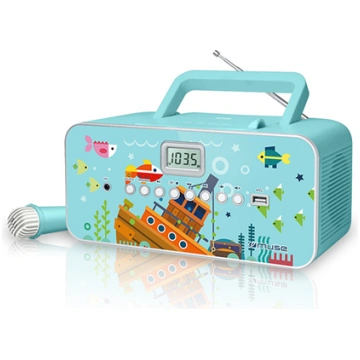 Muse | M-29KB | Portable radio CD/MP3 player with 