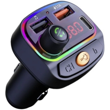 Swissten RGB Bluetooth FM Transmitter 2x USB / USB