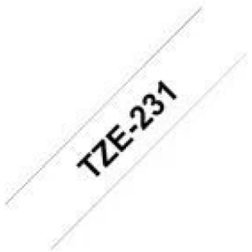 BROTHER P-Touch TZE-231 black on white 12mm