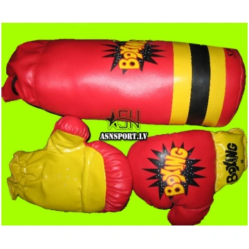 Bērnu boksa cimdu un boksa maisa komplekts - 6oz