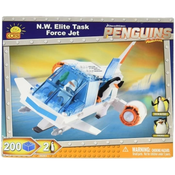 128966 COBI Madagaskara pingvīnu lidmašīna 26203
