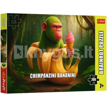 TREFL BRAINROT Puzle Chimpanzini Bananini, 200 gab